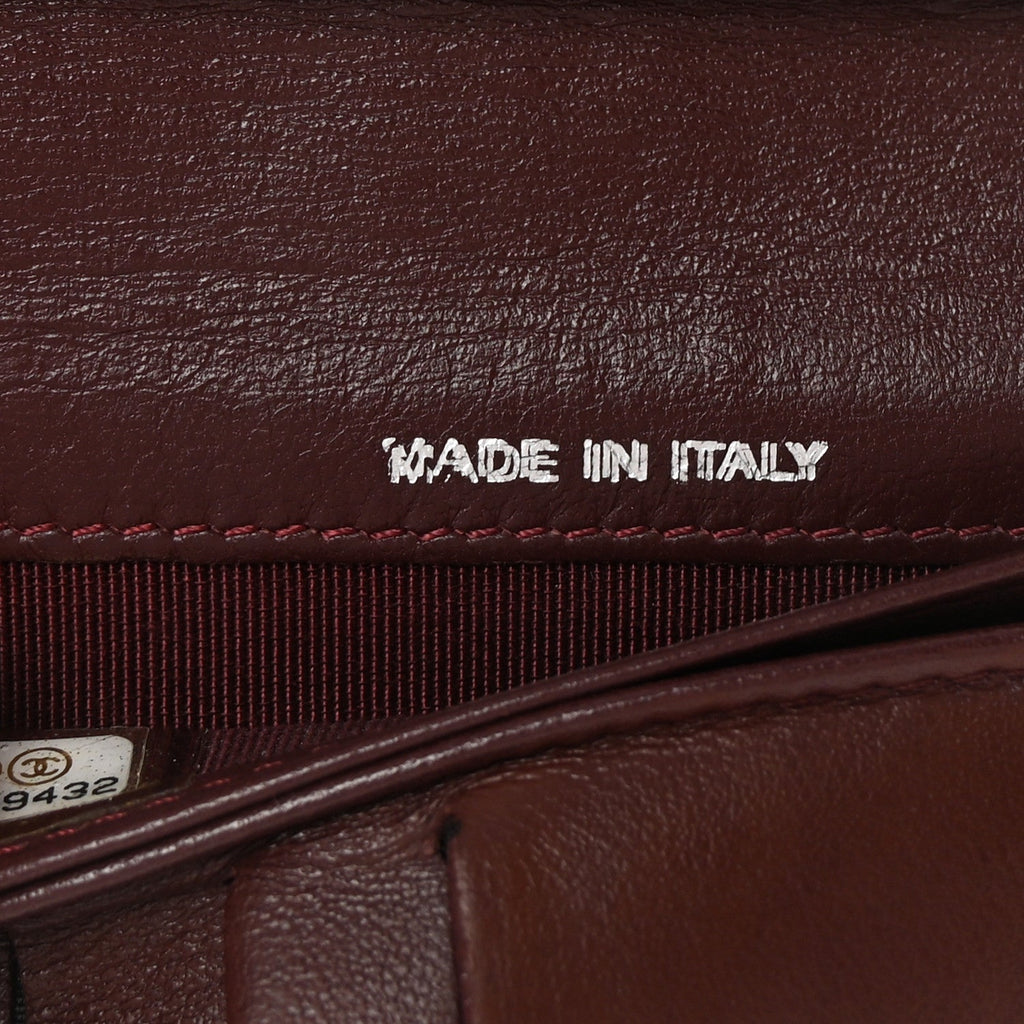 Lambskin Quilted Zipped Pocket Wallet Black