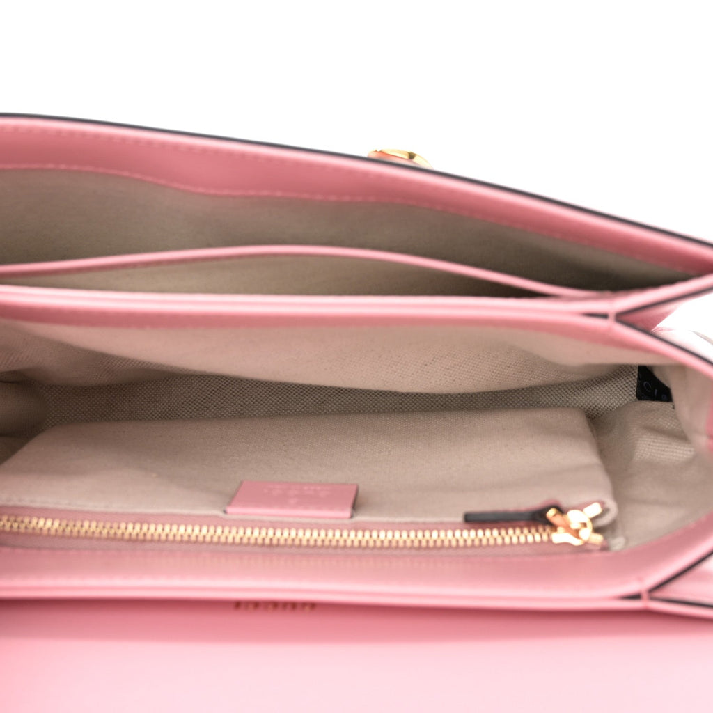 Azalea Calfskin Horsebit 1955 Shoulder Bag New Cherry Red Wild Rose