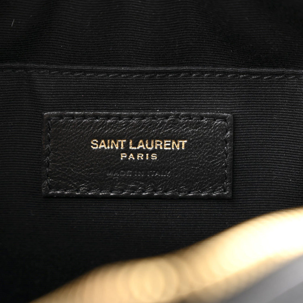 Calfskin Matelasse Monogram Lou Camera Bag Black