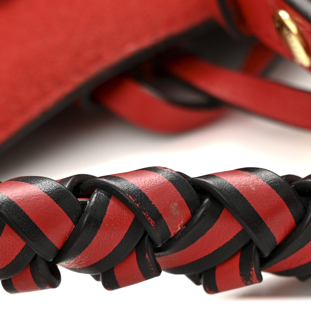 Monogram Braided Neonoe Coquelicot