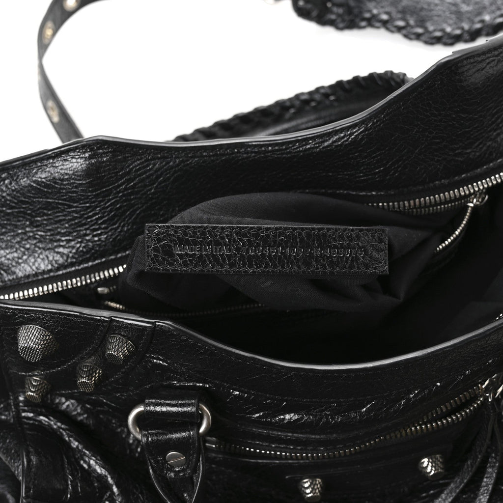 Agneau Arena Neo Cagole City Handbag Black