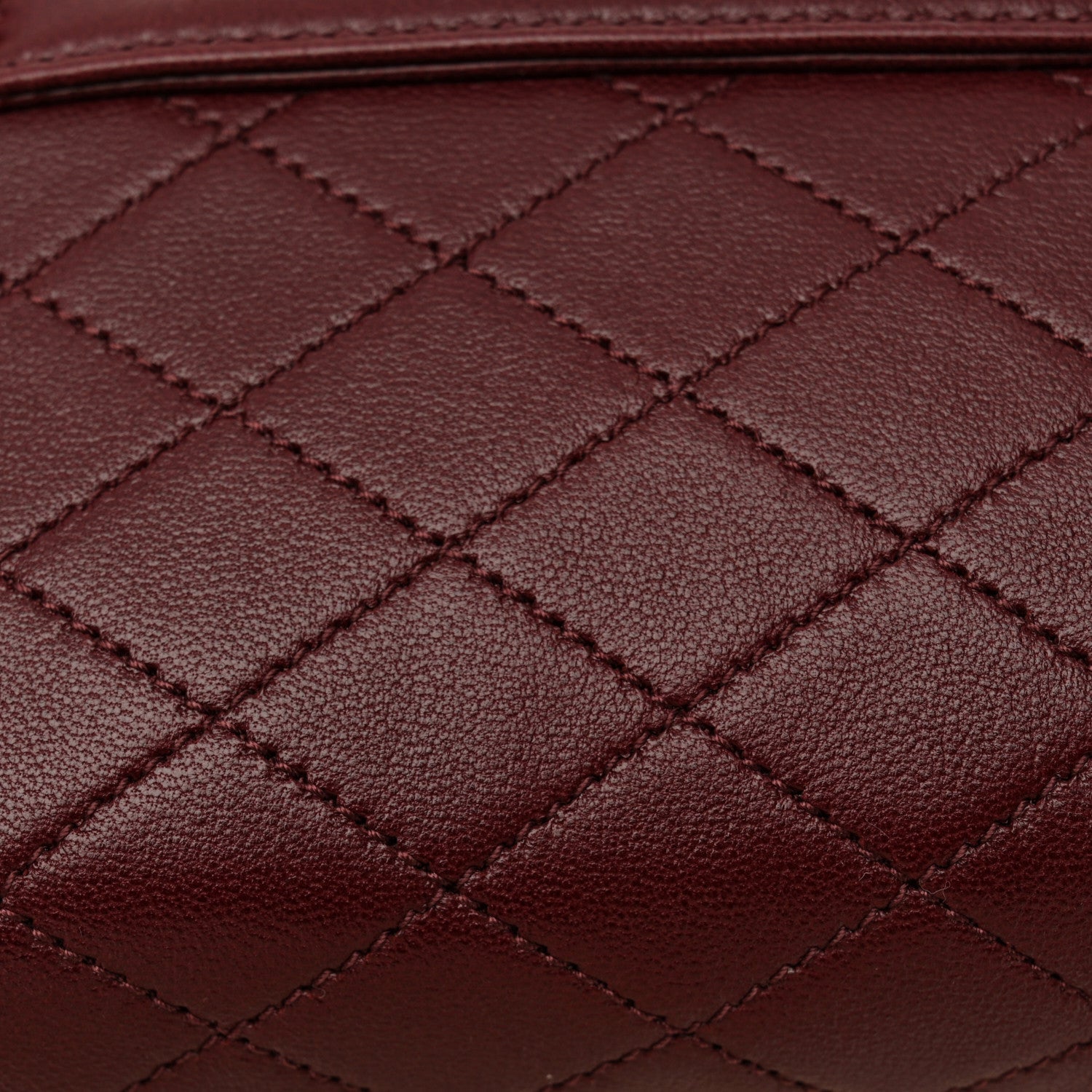 Lambskin Quilted Monogram Mini Nolita Hot Wine
