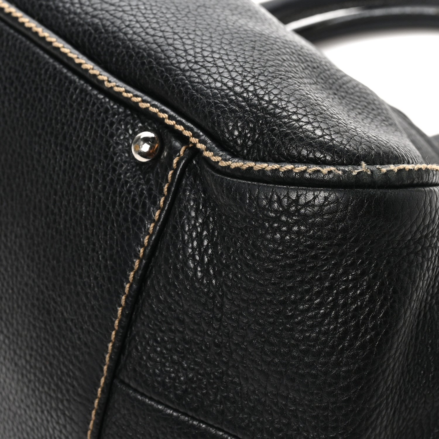 Calfskin Tassel Bowler Black