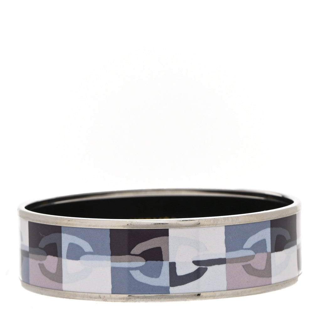 Enamel Printed Optique Chaine D'Ancre Wide Bracelet 65