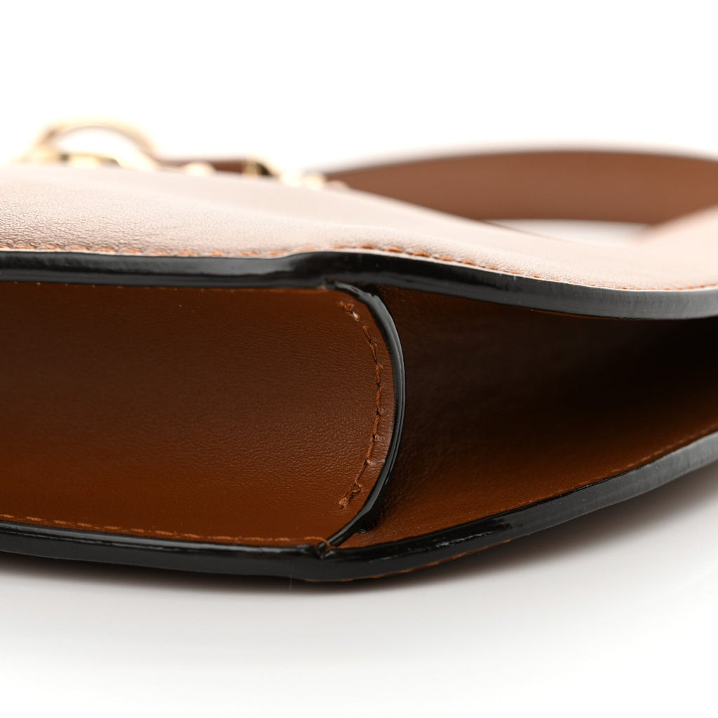 Calfskin Varenne Small Hobo Dark Tan