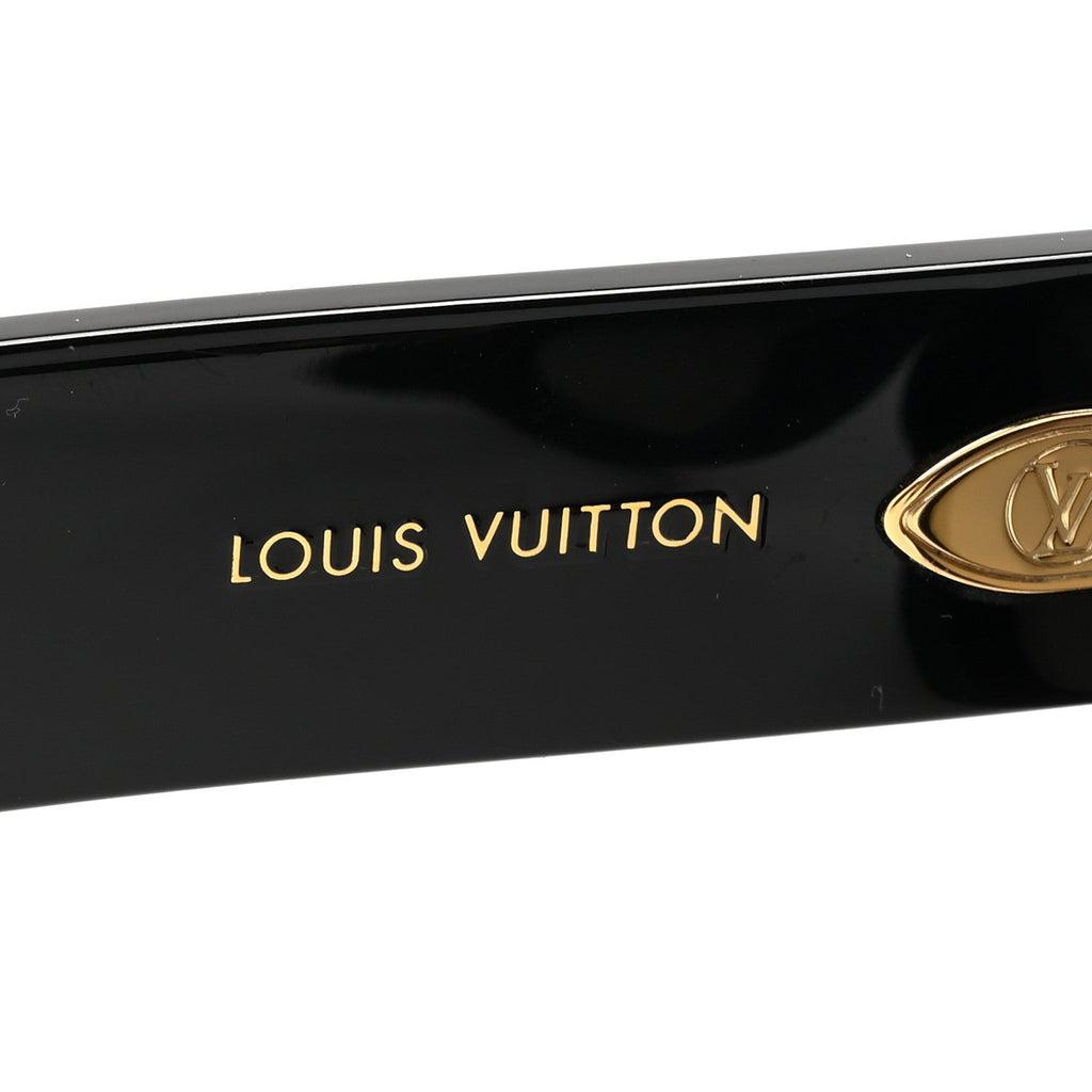 Acetate LV Empreinte Square Sunglasses Z1611W Black