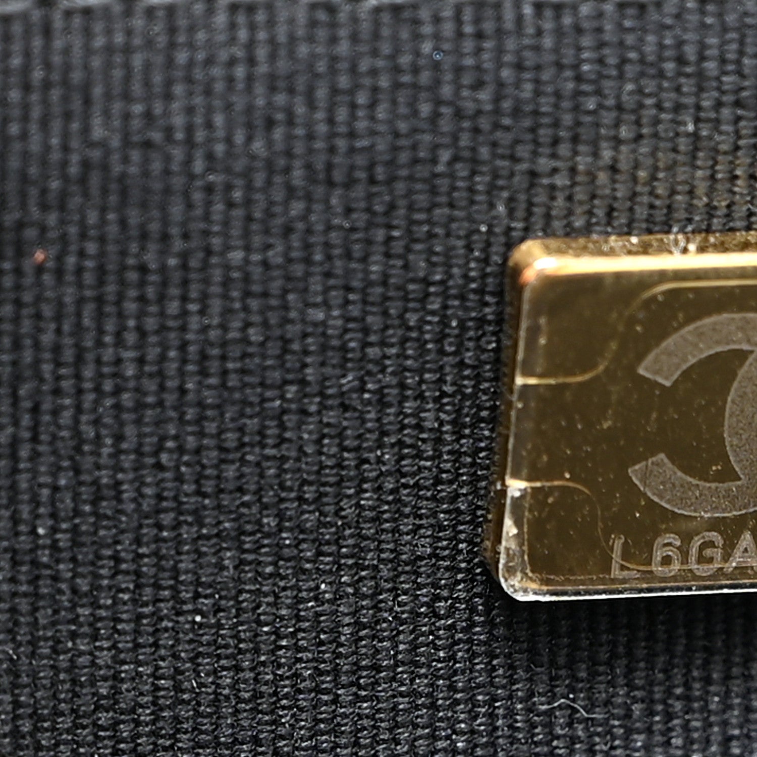 Lambskin Quilted Enamel Coco Casino Wallet On Chain WOC Black