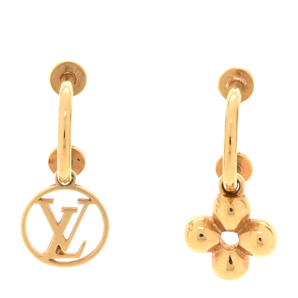 Brass Blooming Earrings Gold