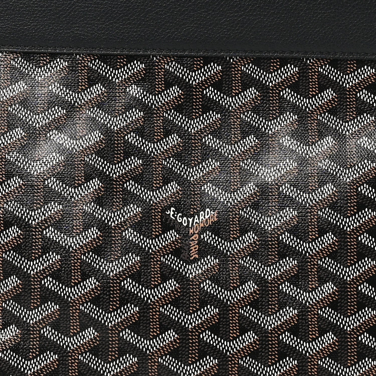 Goyardine Conti Pouch Black