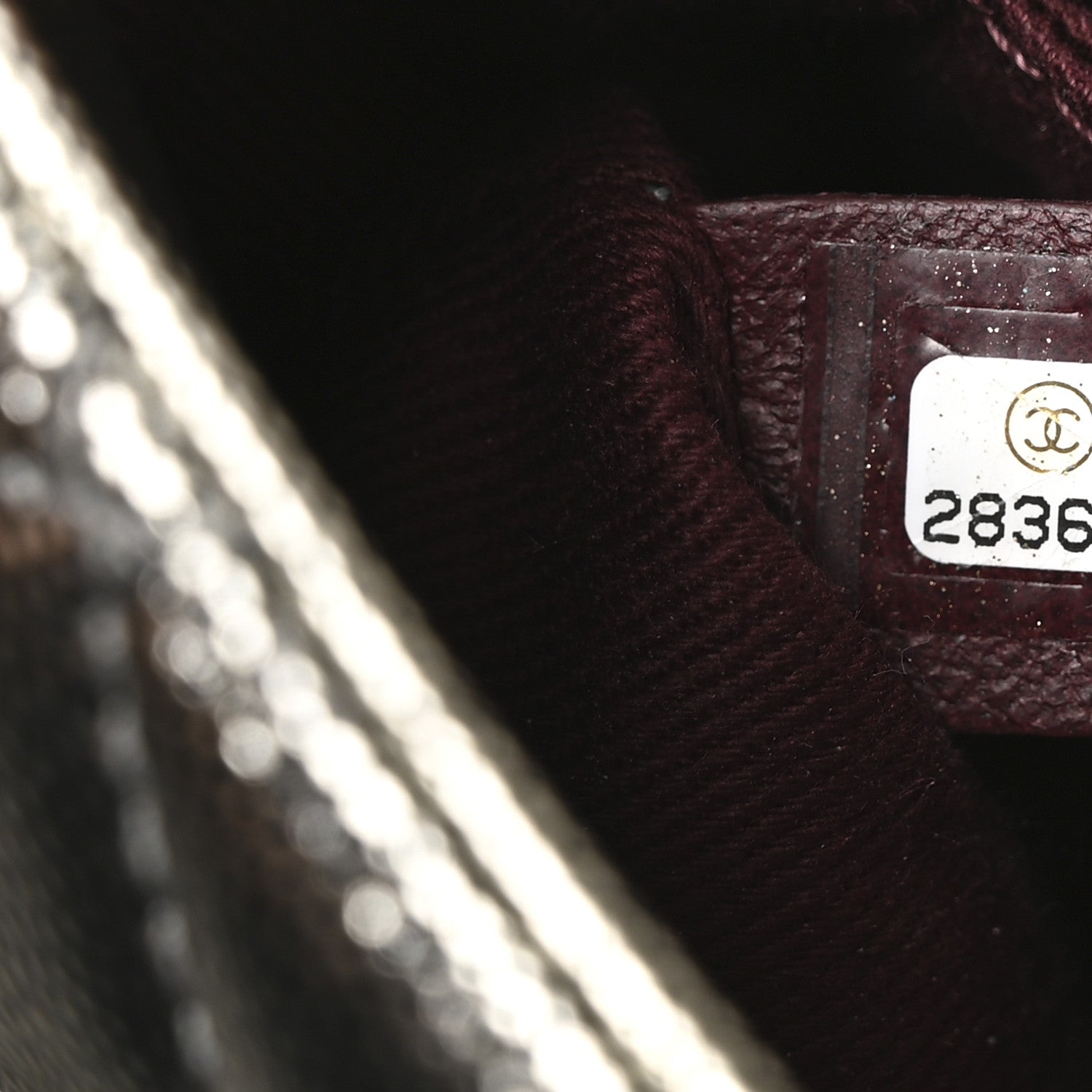 Metallic Caviar Quilted Mini Coco Handle Flap Silver