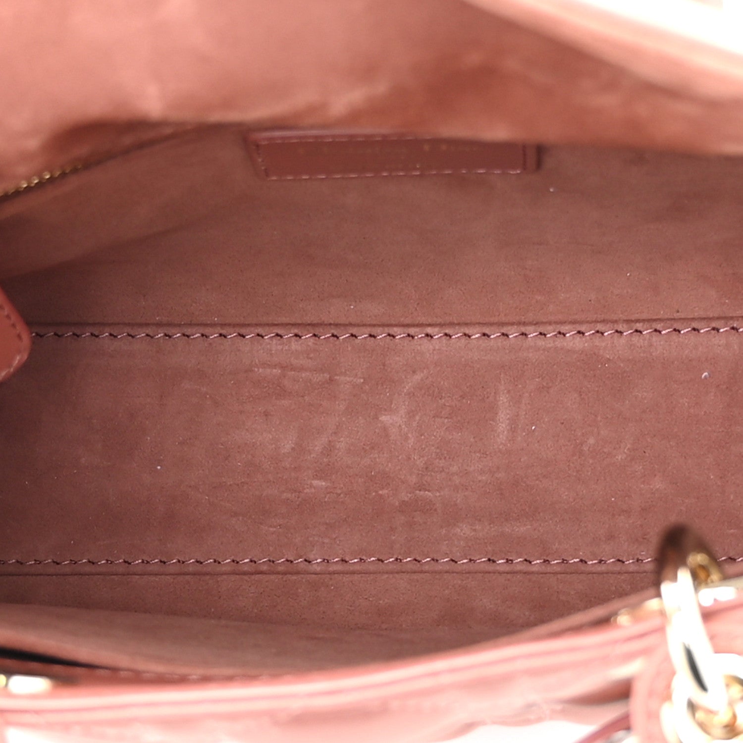 Lambskin Cannage Small My ABCDior Lady Dior Rust