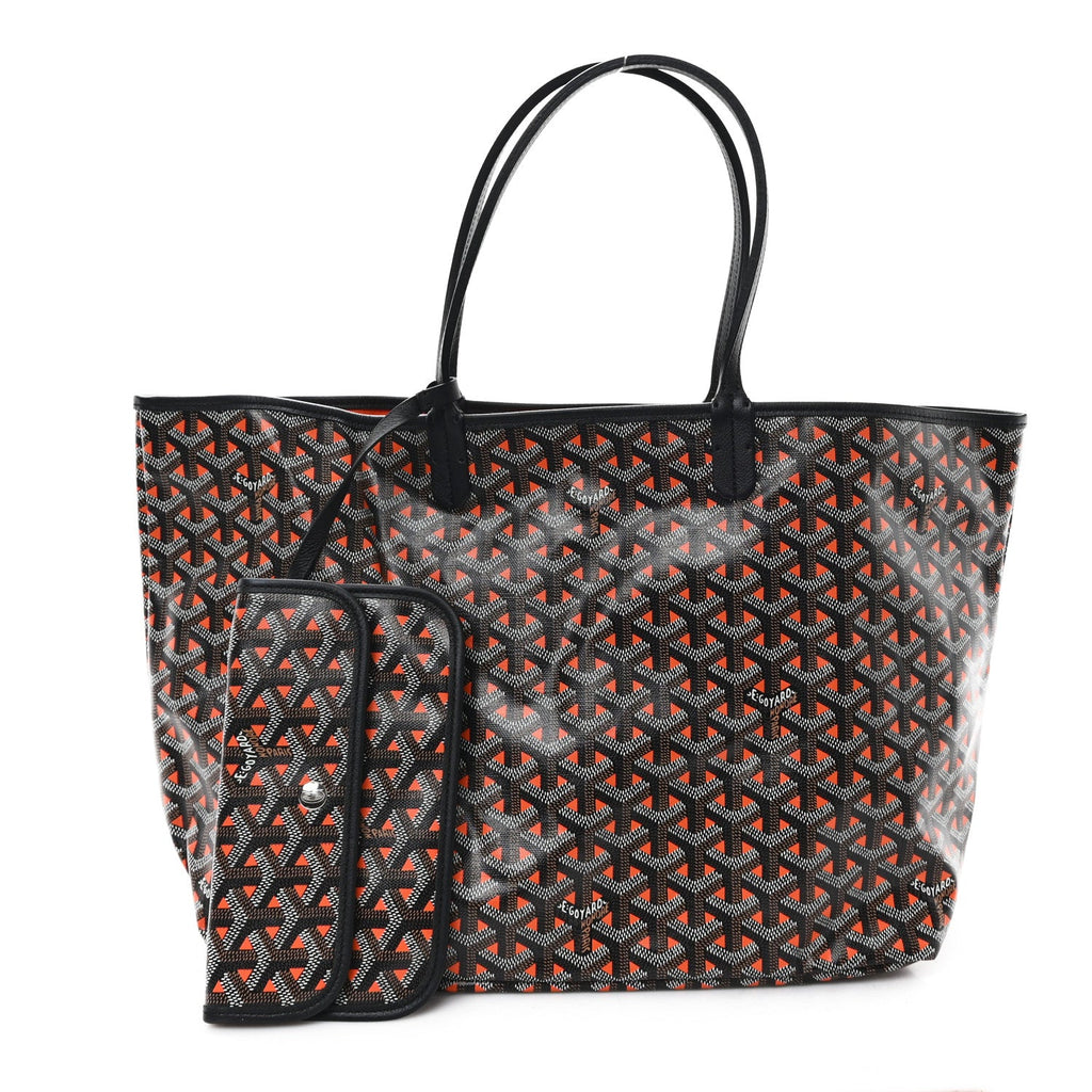 Goyardine Saint Louis Claire Voie PM Black Orange