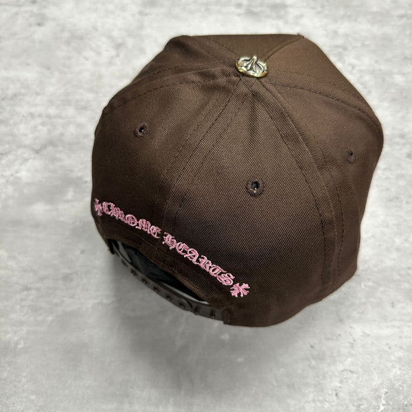 Chrome Hearts CH Logo Cap (Brown/Pink)