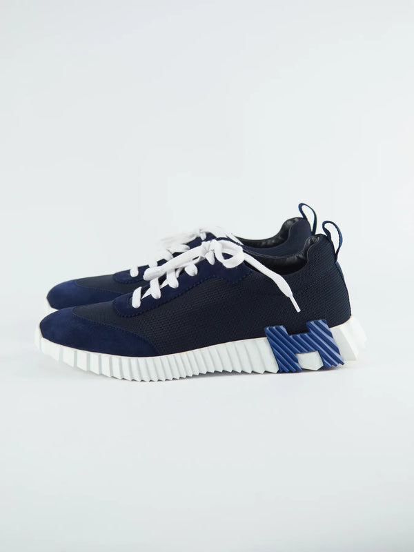Hermès Bouncing Sneakers (Blue/White/Black)