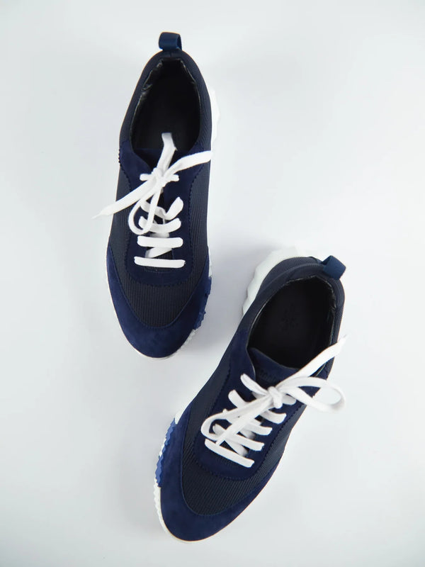 Hermès Bouncing Sneakers (Blue/White/Black)