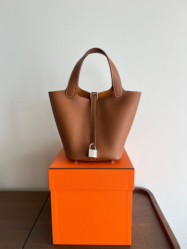 Hermès Picotin 18cm Gold PHW