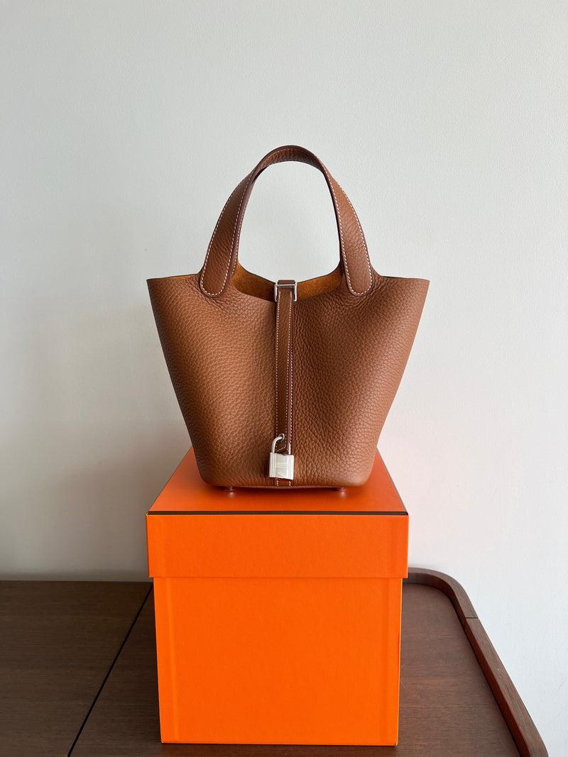 Hermès Picotin 18cm Gold PHW