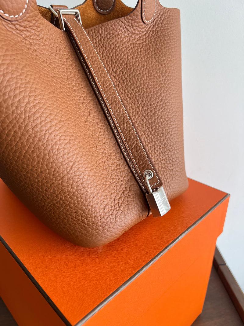 Hermès Picotin 18cm Gold PHW