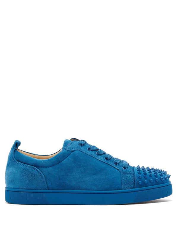 Christian Louboutin Louis Junior Suede Spikes