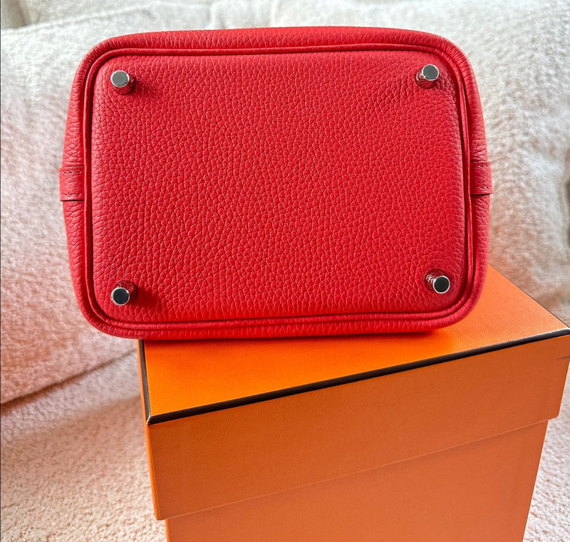 Hermès Picotin 18cm Rose Texas PHW