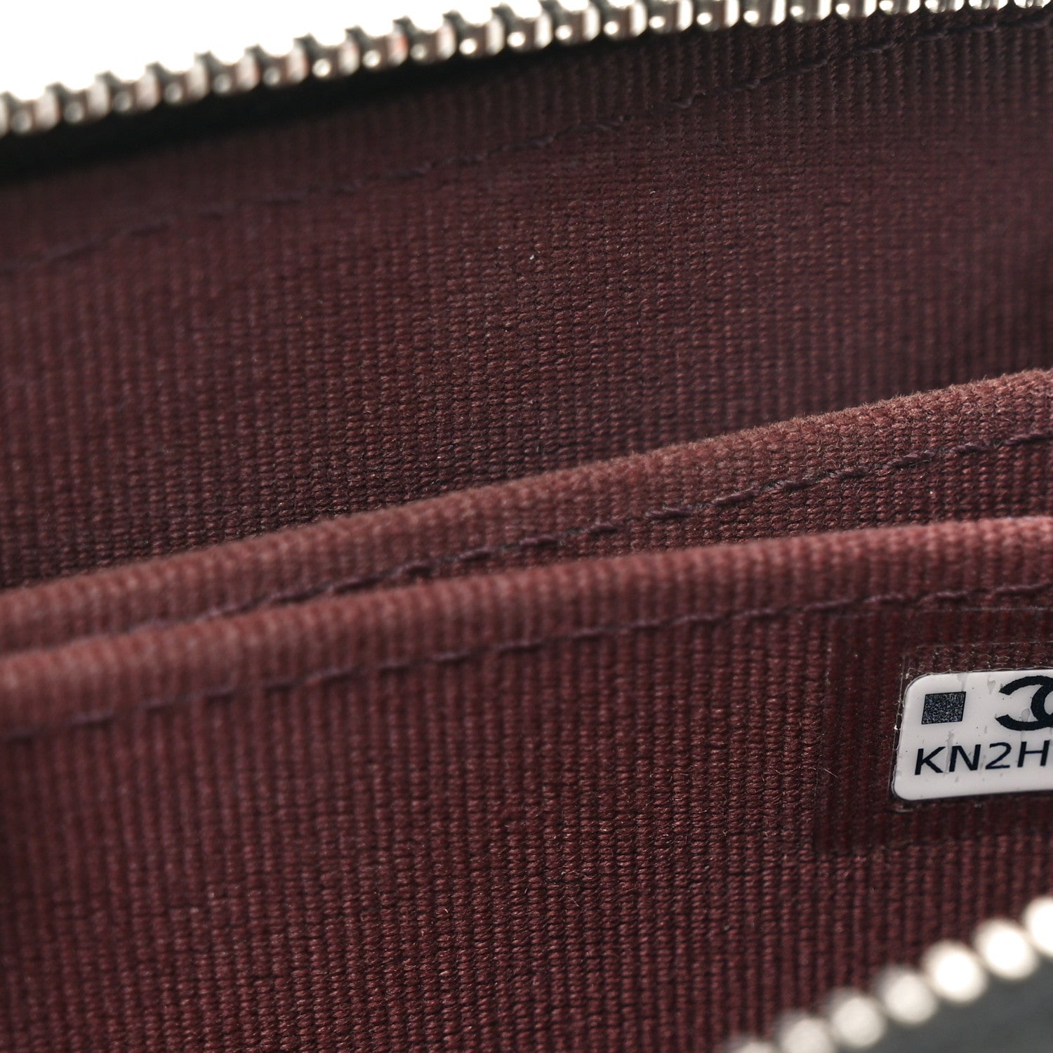 Caviar Quilted Zip Coin Purse Black