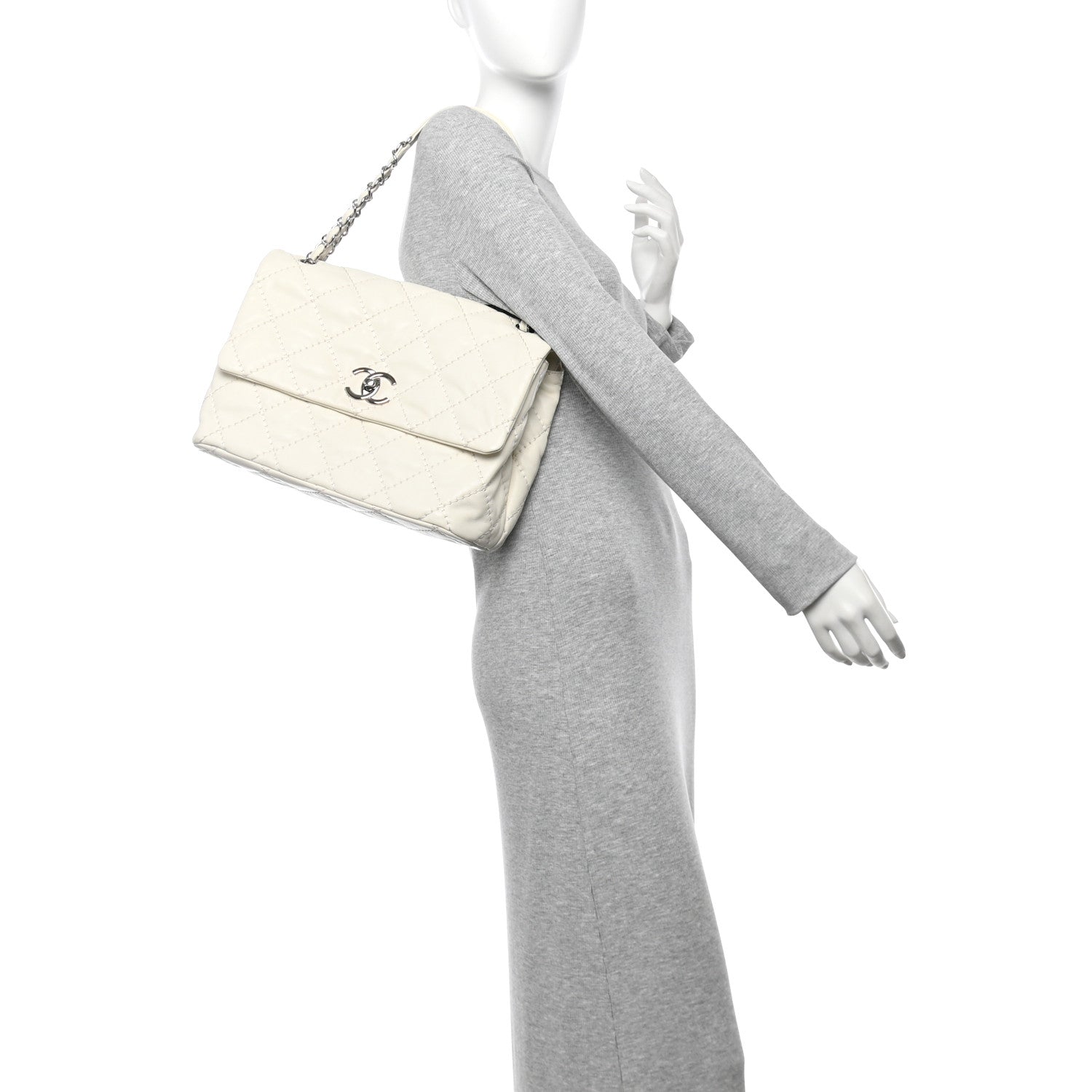 Calfskin Love Me Tender Flap White