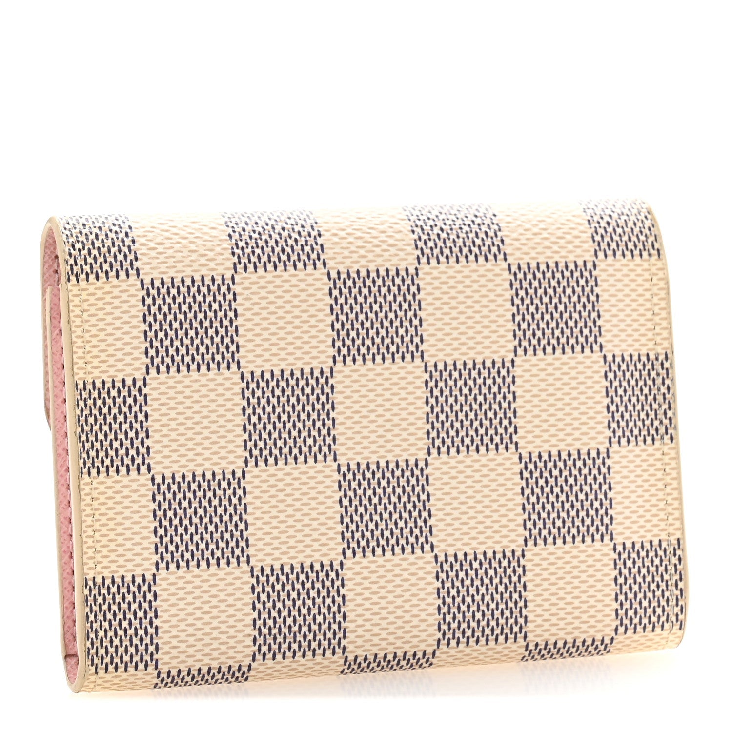 Damier Azur Rosalie Coin Purse Rose Ballerine