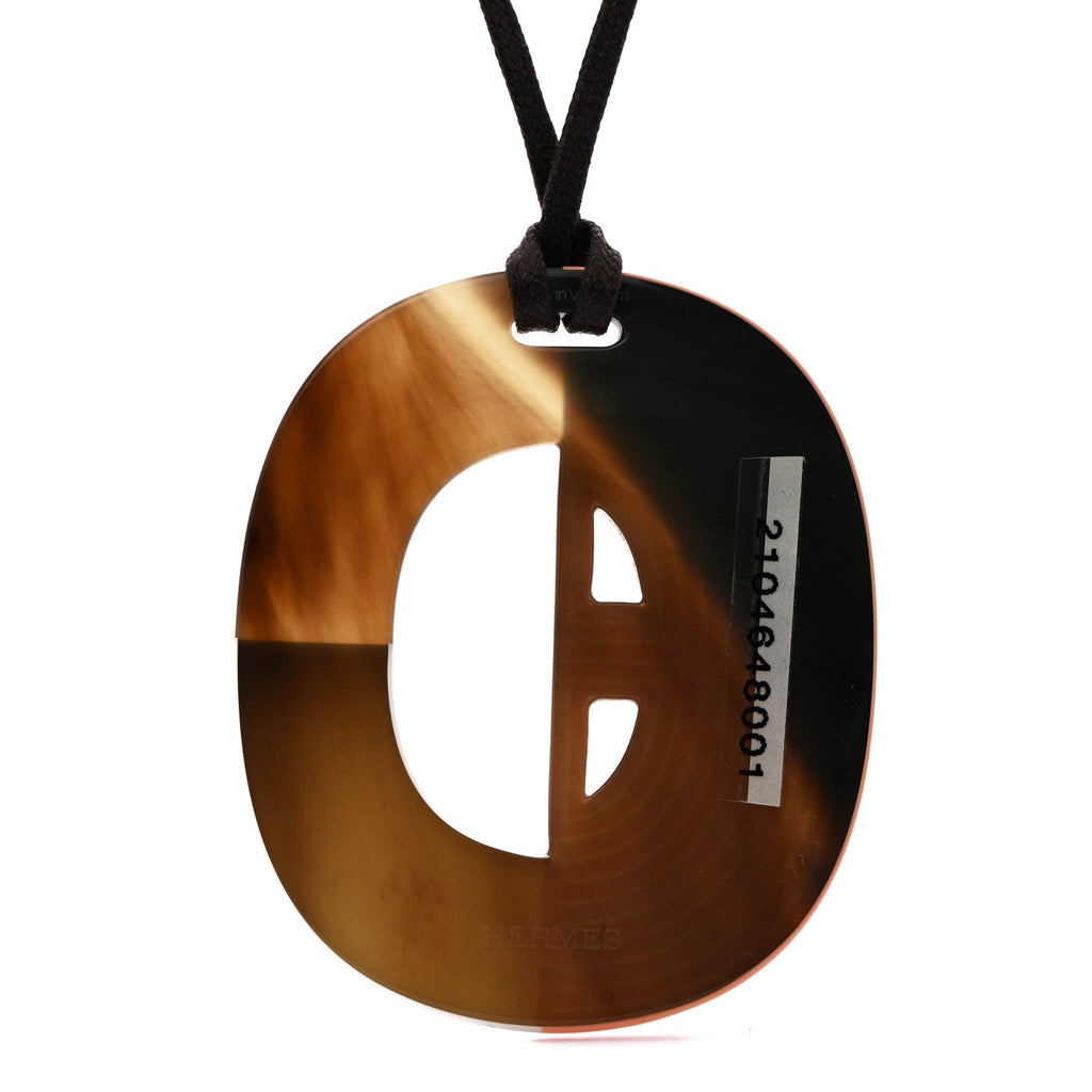 Buffalo Horn Lacquer Lift Remix Necklace PM Meringue