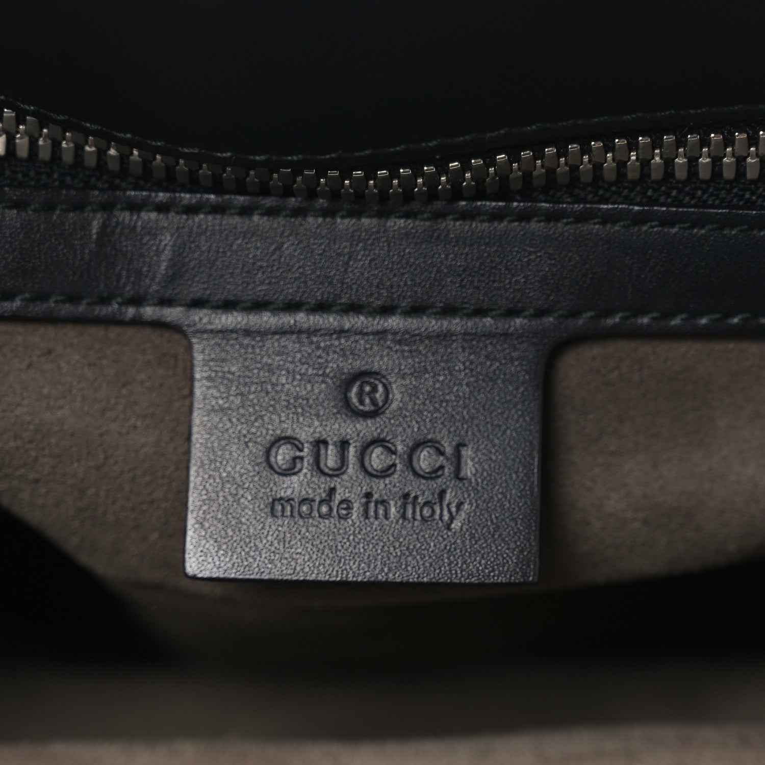 Guccissima Signature Briefcase Black