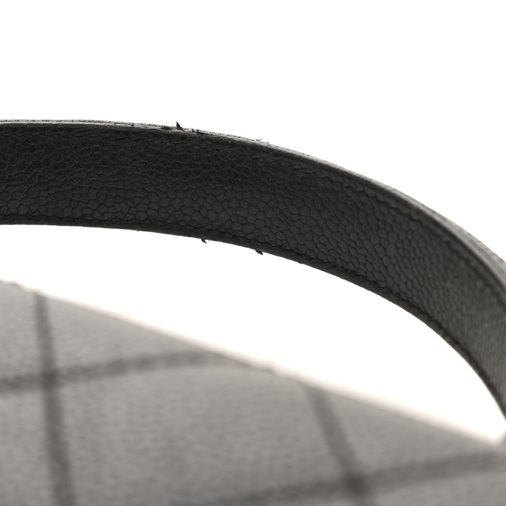 Caviar Quilted Jumbo Kelly Flap Black