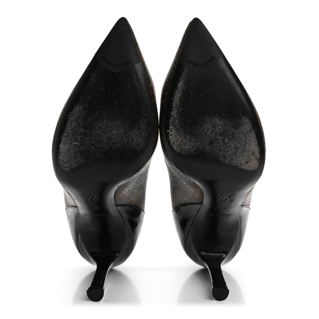 Monogram Cherie Pumps 36 Black