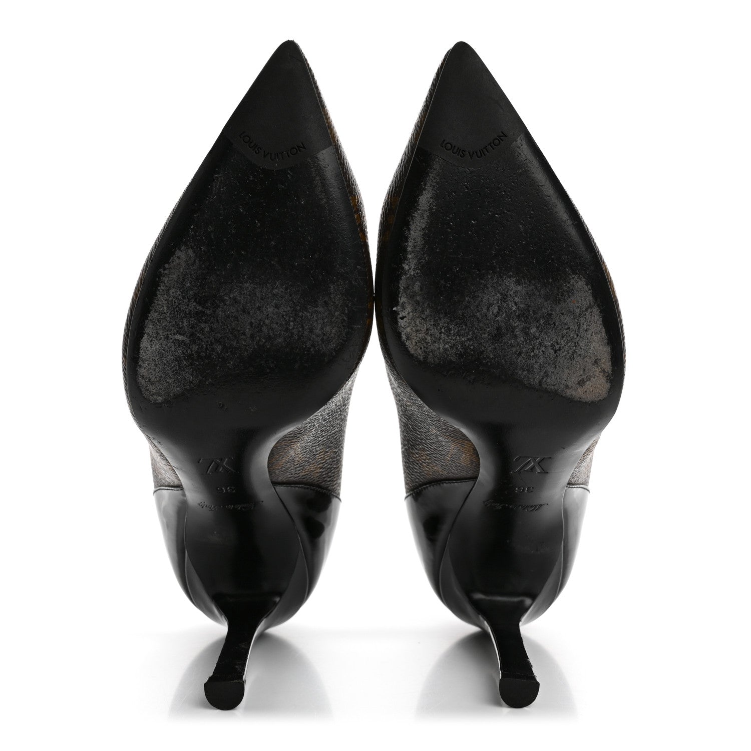 Monogram Cherie Pumps 36 Black