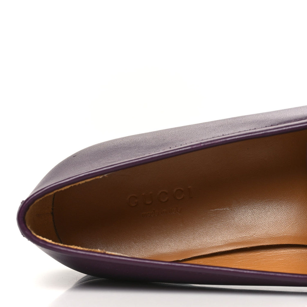 Calfskin Womens Jordaan Horsebit Loafers 38.5 Rosso Ancora