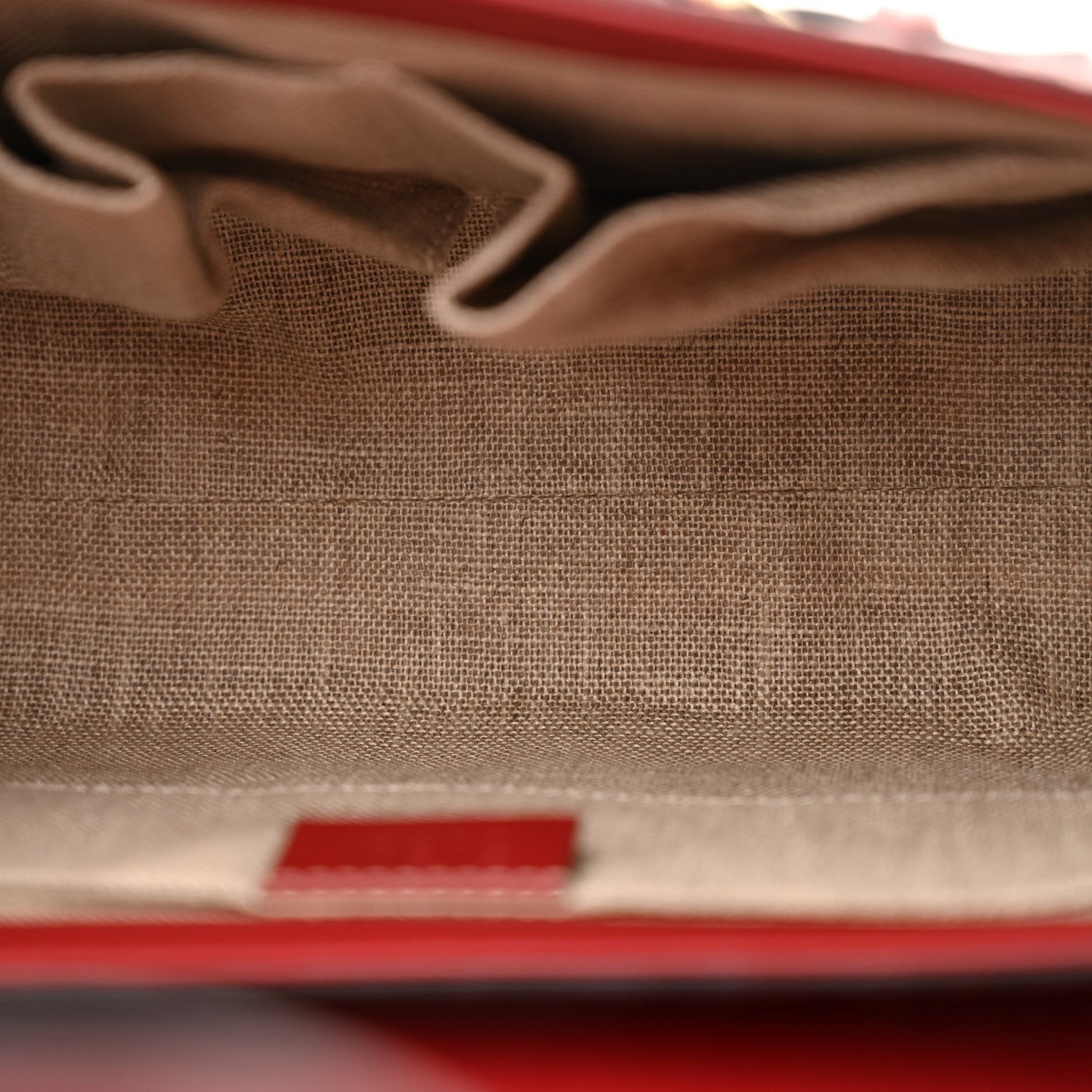 Microguccissima Medium Emily Chain Shoulder Bag Red