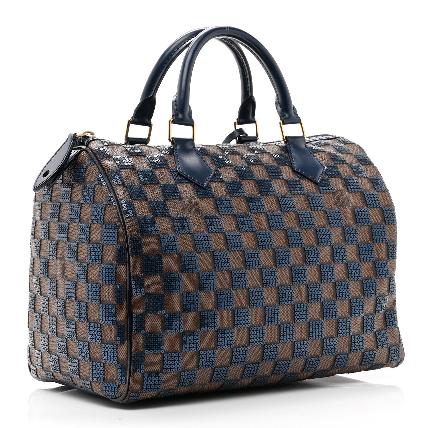 Damier Paillettes Speedy 30 Blue