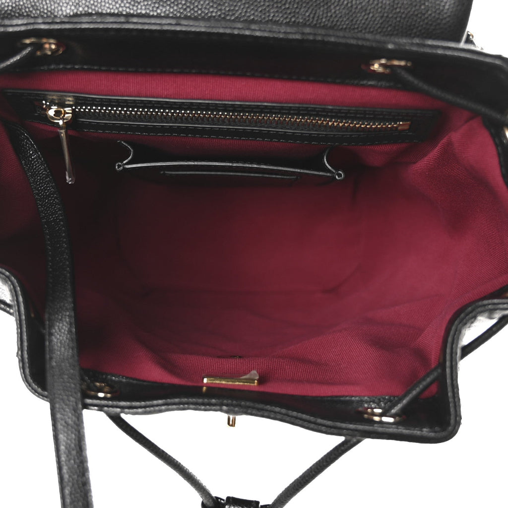 Caviar Quilted Urban Spirit Backpack Black