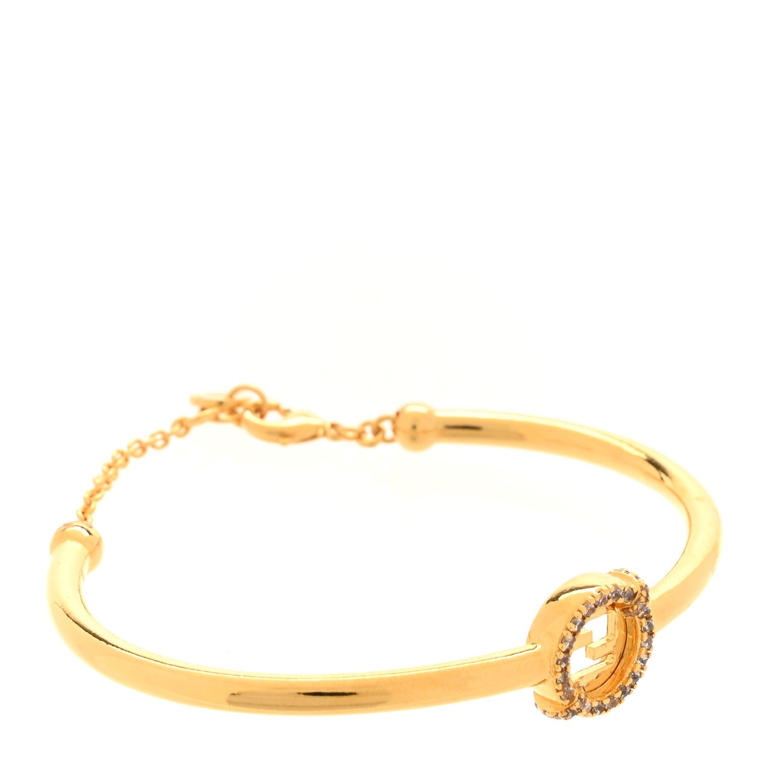 Metal Crystal EverRound Bracelet Gold