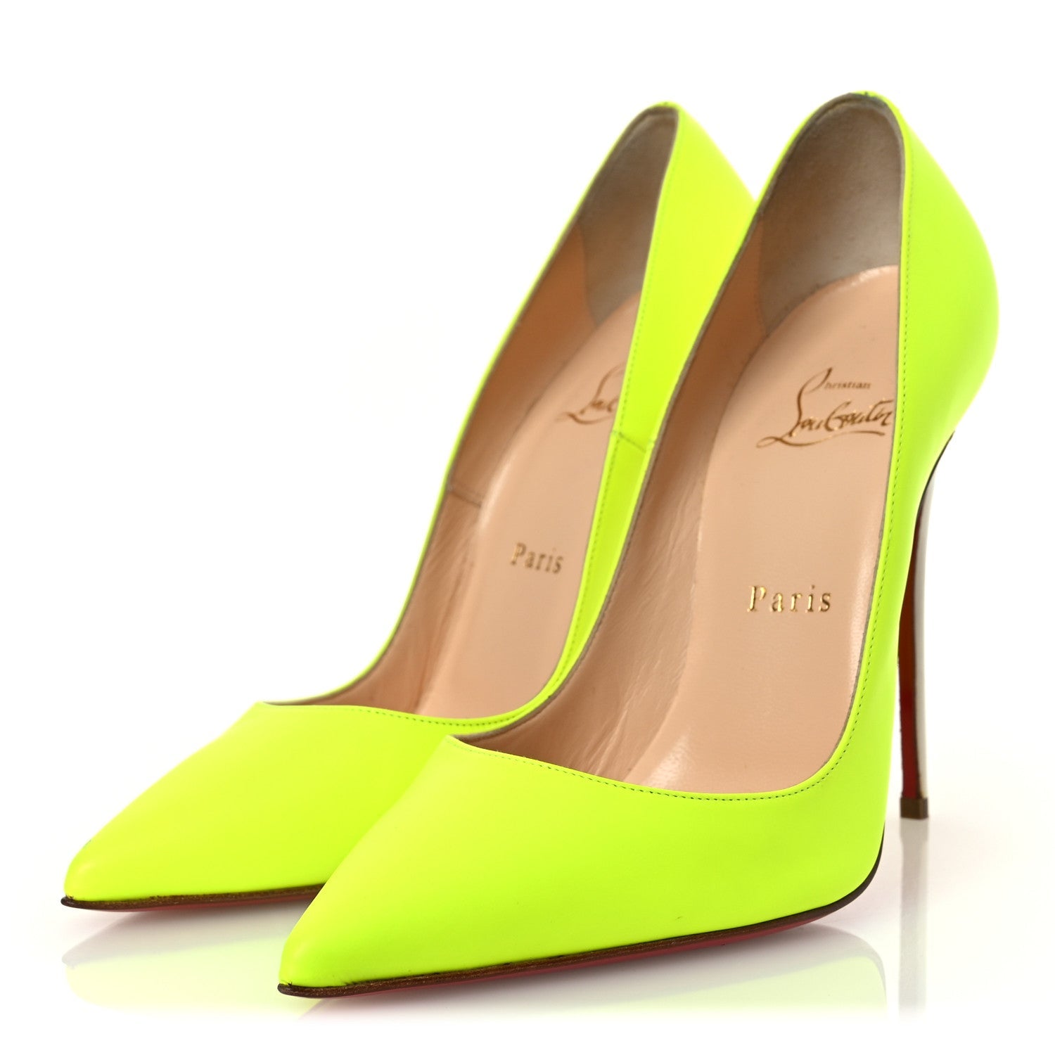 Matte Calfskin Jazz Calf Fluo So Kate 120 Pumps 38 Jaune White