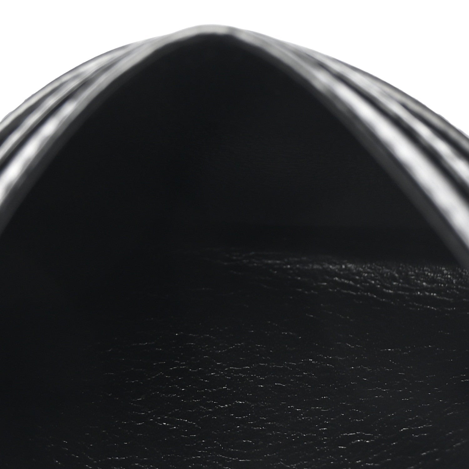 Calfskin Tiny Cassandre Credit Card Case Black