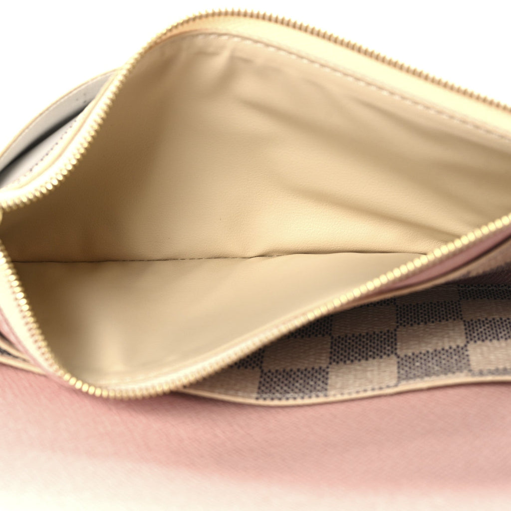 Damier Azur Emilie Wallet Rose Ballerine