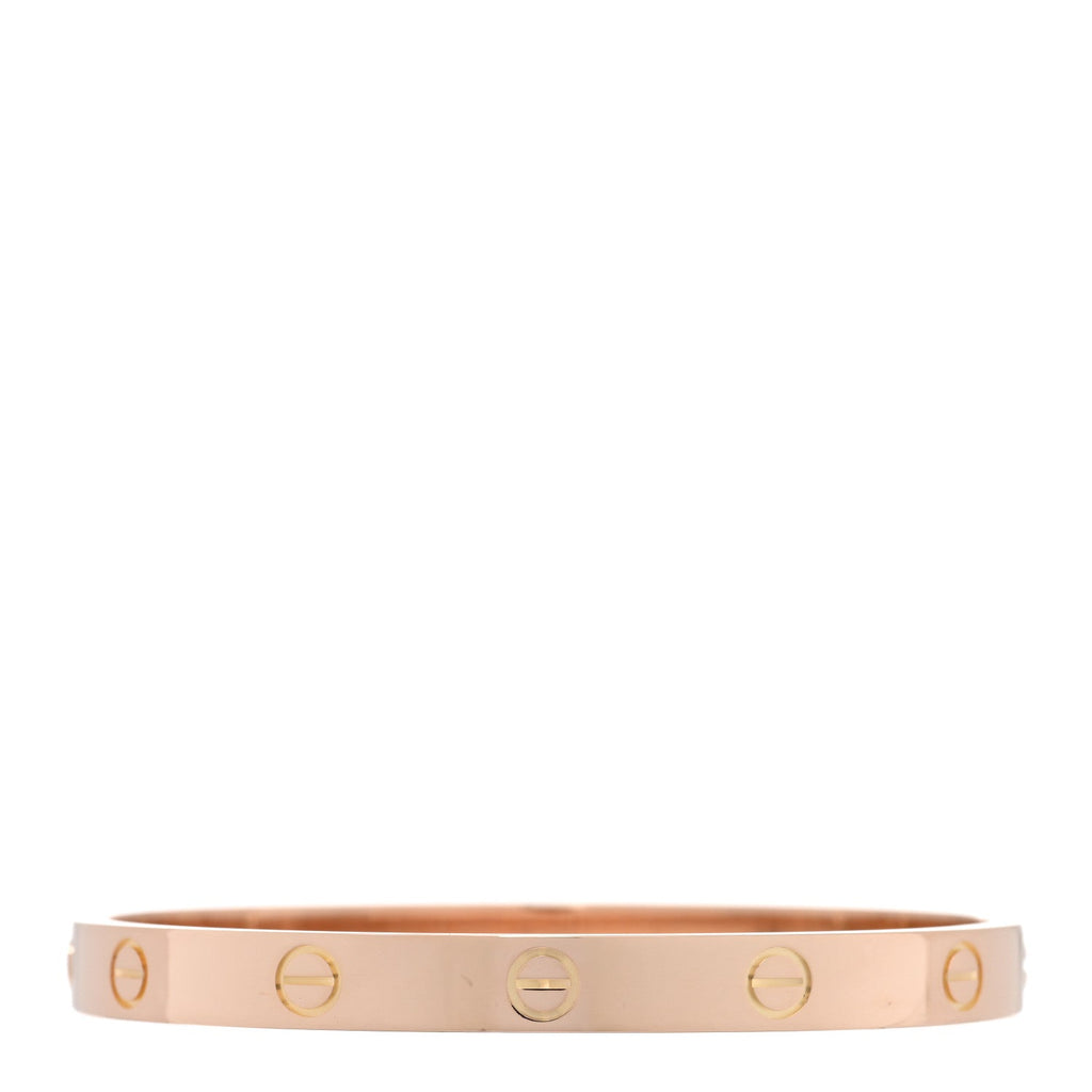 18K Pink Gold LOVE Bracelet 17