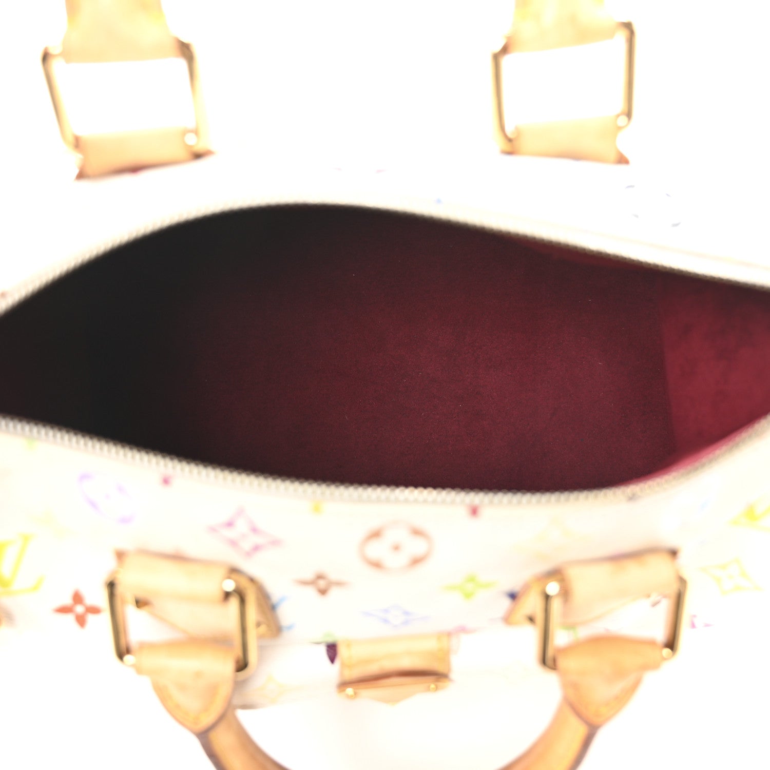 Monogram Multicolor Speedy 30 White