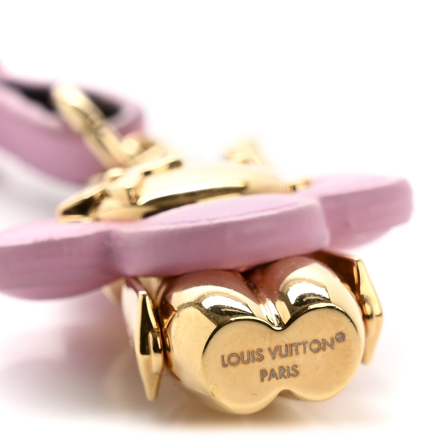 Calfskin Monogram Mini Vivienne Bag Charm Pink