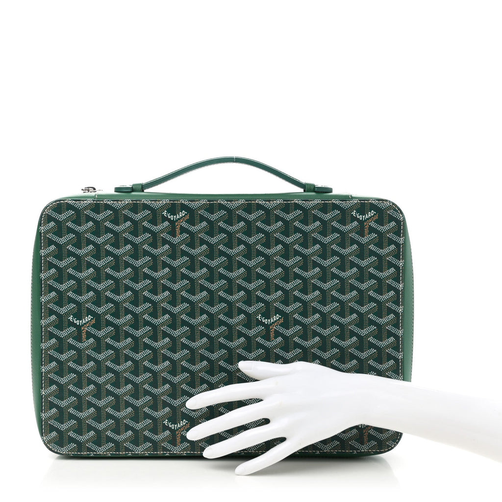 Goyardine Universal Companion Portfolio Green