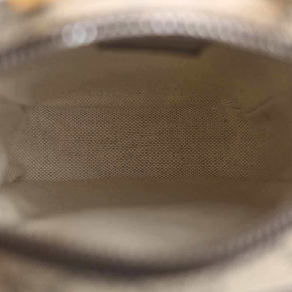 GG Supreme Monogram Mini Neo Vintage Double Zip Messenger Bag Beige New Acero Crop