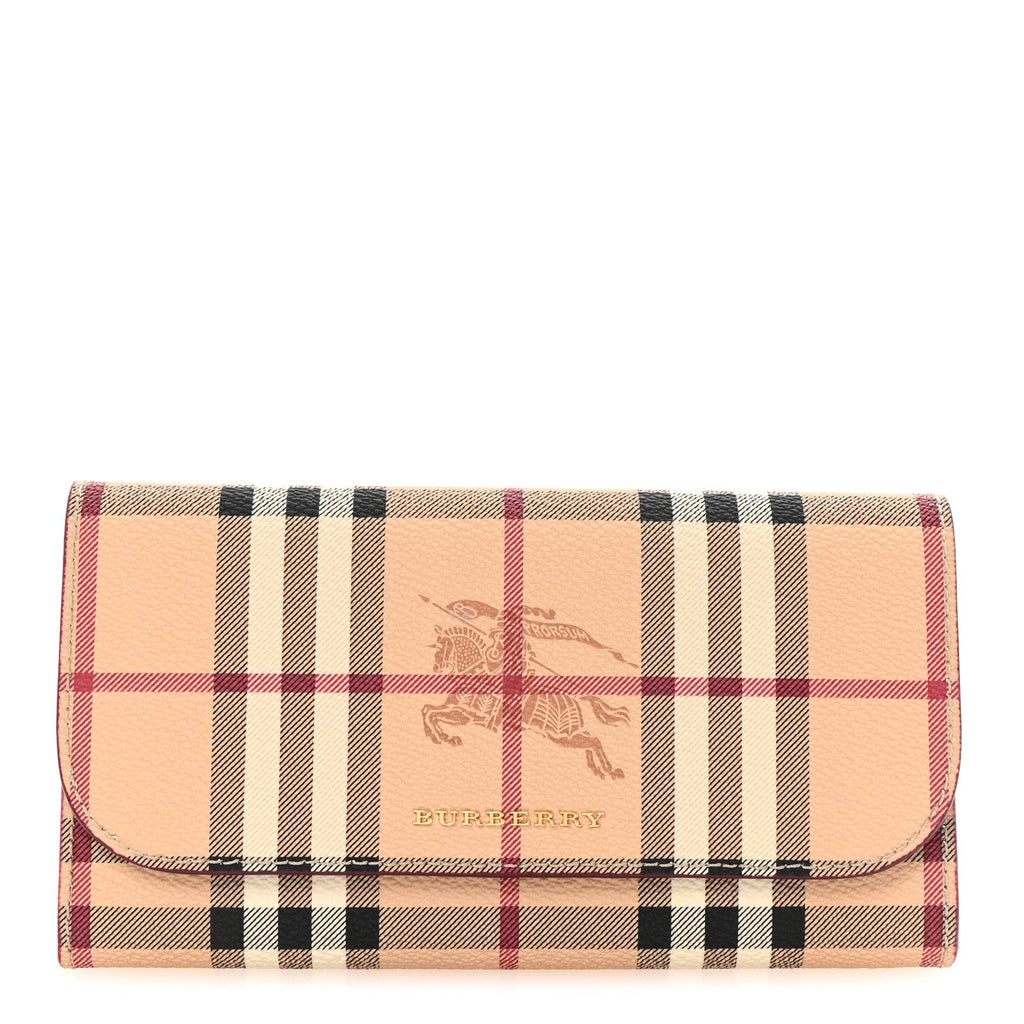 Haymarket Check Harris Wallet Burgundy