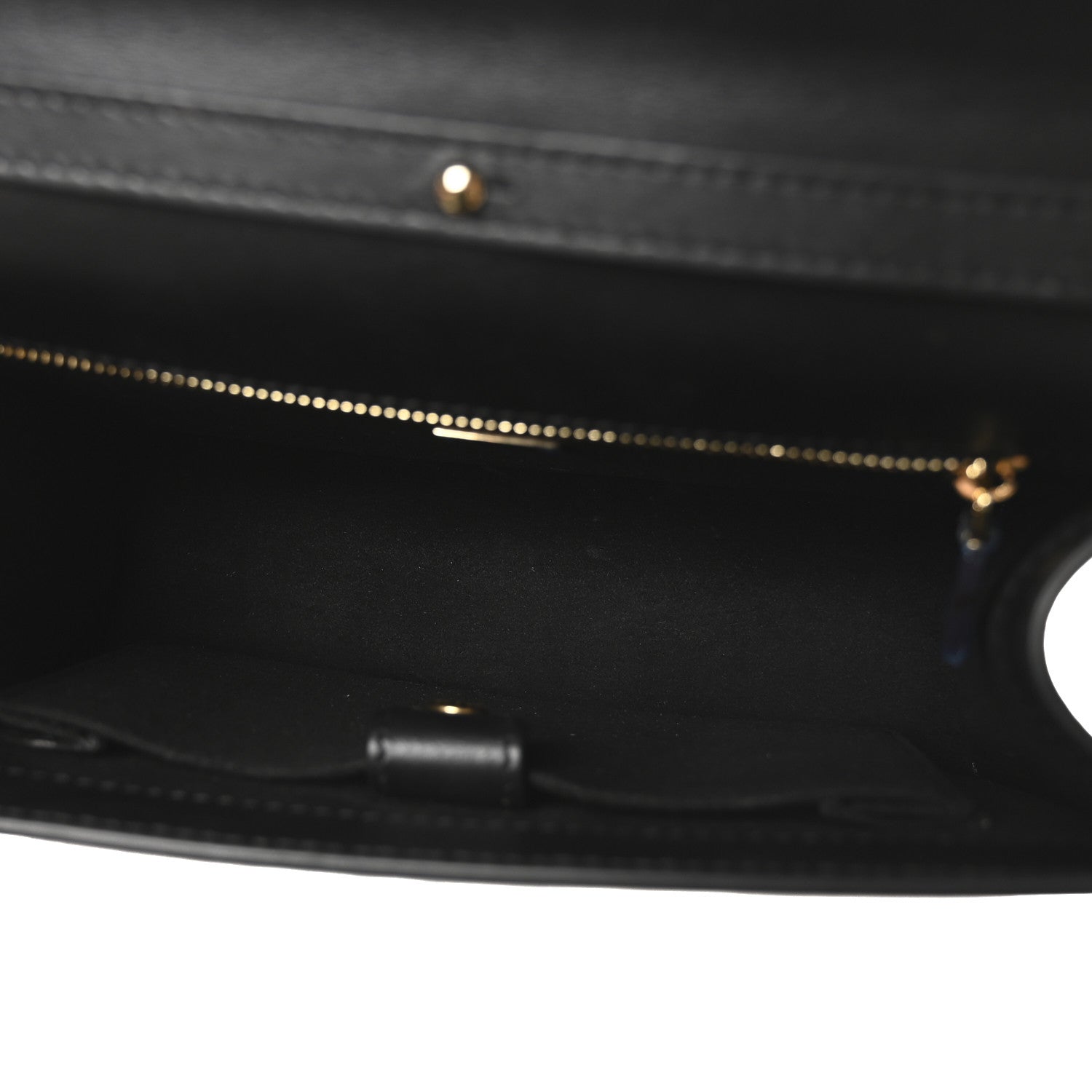 Calfskin DG Logo Flap Crossbody Bag Black