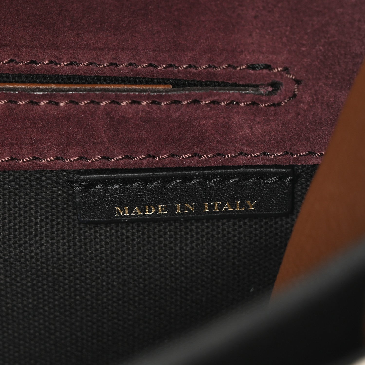 Derby Calfskin House Check Small Macken Crossbody Bag Tan