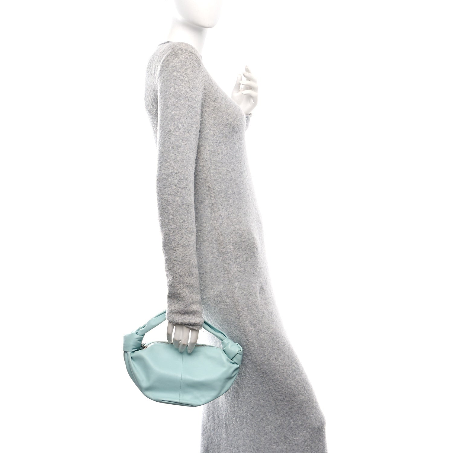 Calfskin Mini Double Knot Bag Spearmint