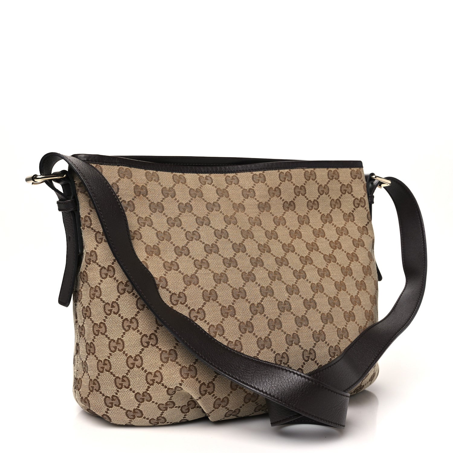 Monogram Messenger Bag Dark Brown